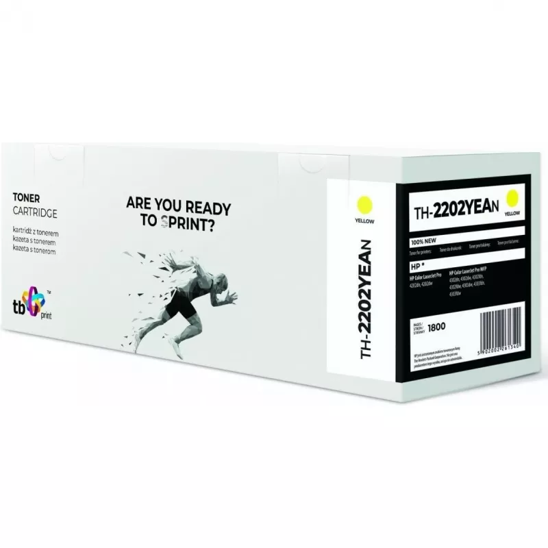 Print, Toner, Toner per HP Kolor LaserJet Pro 4202 W2202A TH-2202YEAN 100 Nuovi Inchty