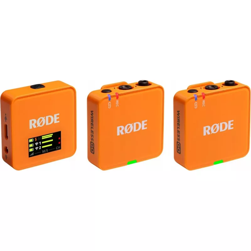 RØDE Wireless GO III pomarańczowy - bezprzewodowy system mikrofonowy (pomarańczowy)