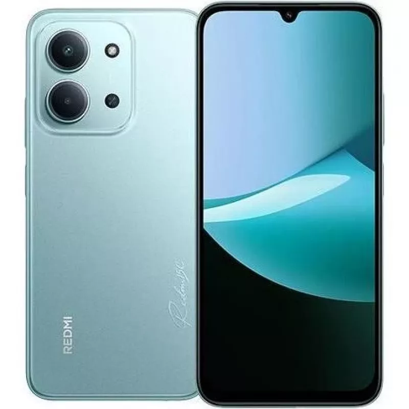Smartfon Xiaomi Redmi 15C 6,9 cala 4 GB RAM 128 GB pamięci Miętowa Zielona, 6000 mAh, 50 MP tył, Helio G81-Ultra