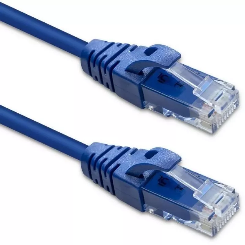Kabel krosowy QOLTEC 54534 2xRJ45 UTP CAT6 5m Czarny