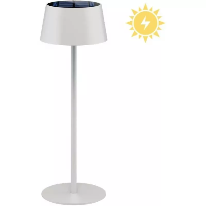 Lampa stołowa GOOBAY RB73929 bezprzewodowa solarna LED, biała