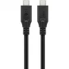 Goobay Kabel USB-C, USB4, 240 W, 40 Gbit/s, Power Delivery, 1 m (1m, USB 4.0, 240W), Kabel USB