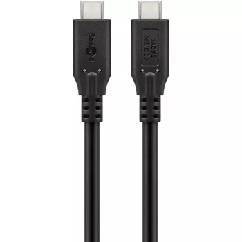 Przewód USB-C Goobay, USB4, 240 W, 40 Gbit/s, Power Delivery, 0,5 m (0,50 m, USB 4.0, 240 W), kabel USB