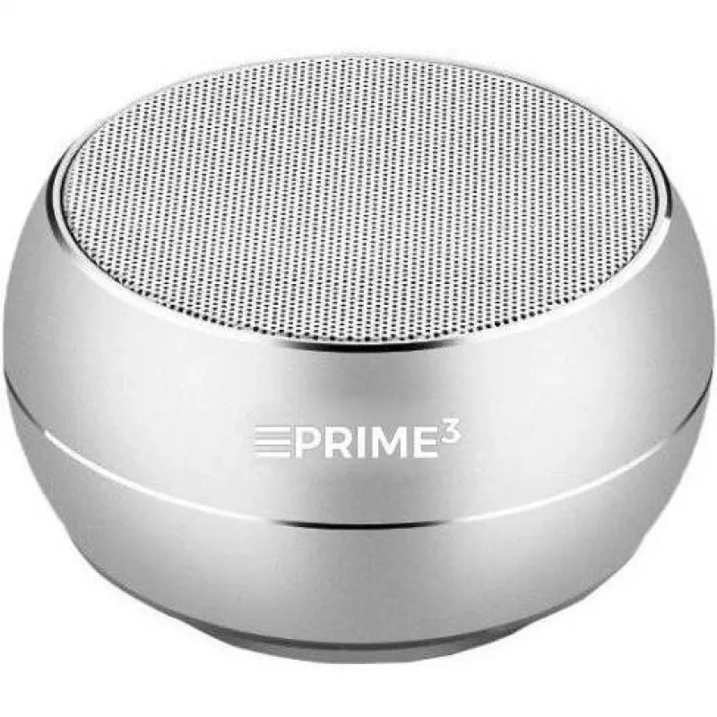 Głośnik Bluetooth Prime3 ABT03SL (srebrny) (5h, bateria), głośnik Bluetooth, srebrny