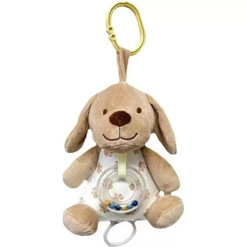 Pozytywka TULILO 9387 beżowy piesek 18 cm pluszowa zabawka muzyczna
