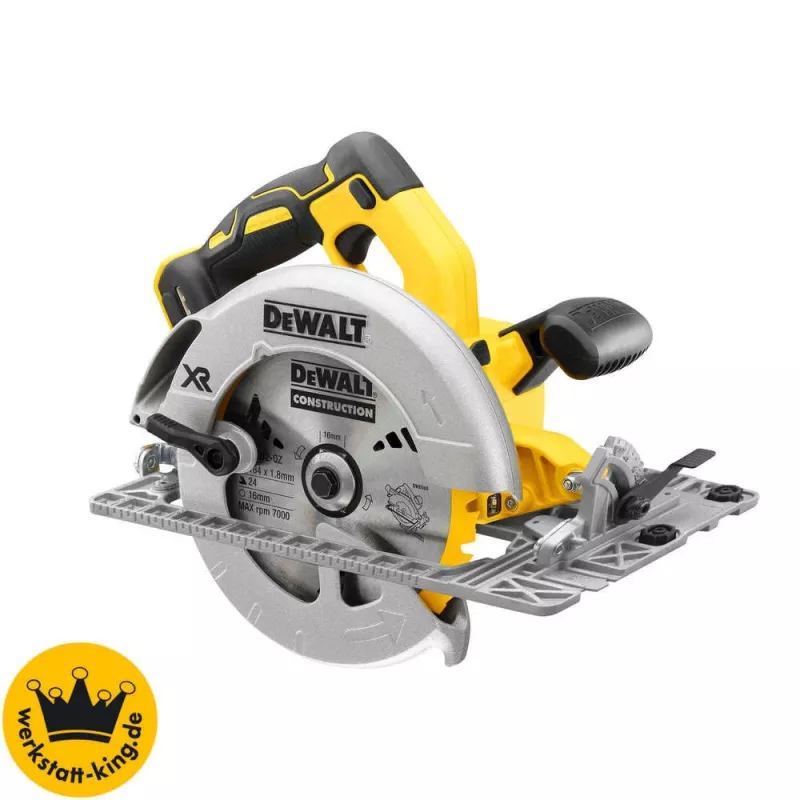 Pilarka tarczowa DeWALT DCS572NT — 18 V Li‑Ion, bezszczotkowa, tarcza 184 mm, głębokość cięcia 58 mm (90°), ukos 57°