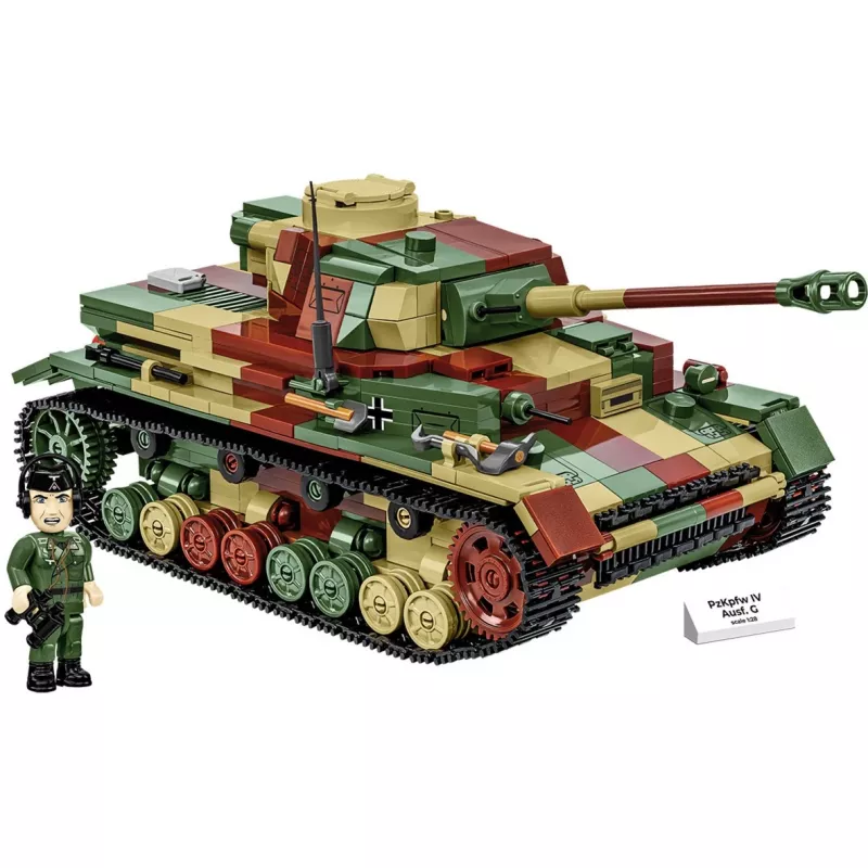 Blocks WWII PZKPFW IV AUSF.G 1107 klocki