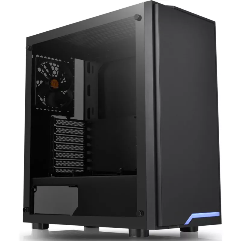 Thermaltake H100 TG MIDI Tower Czarny