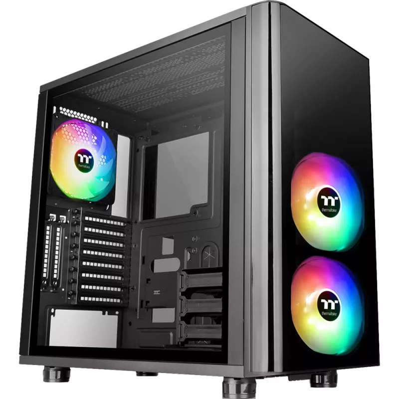 Thermaltake View 31 TG - ARGB Edition - MIDI Tower - ATX - bez zasilacza (PS/2) - Czarny - USB/Audio