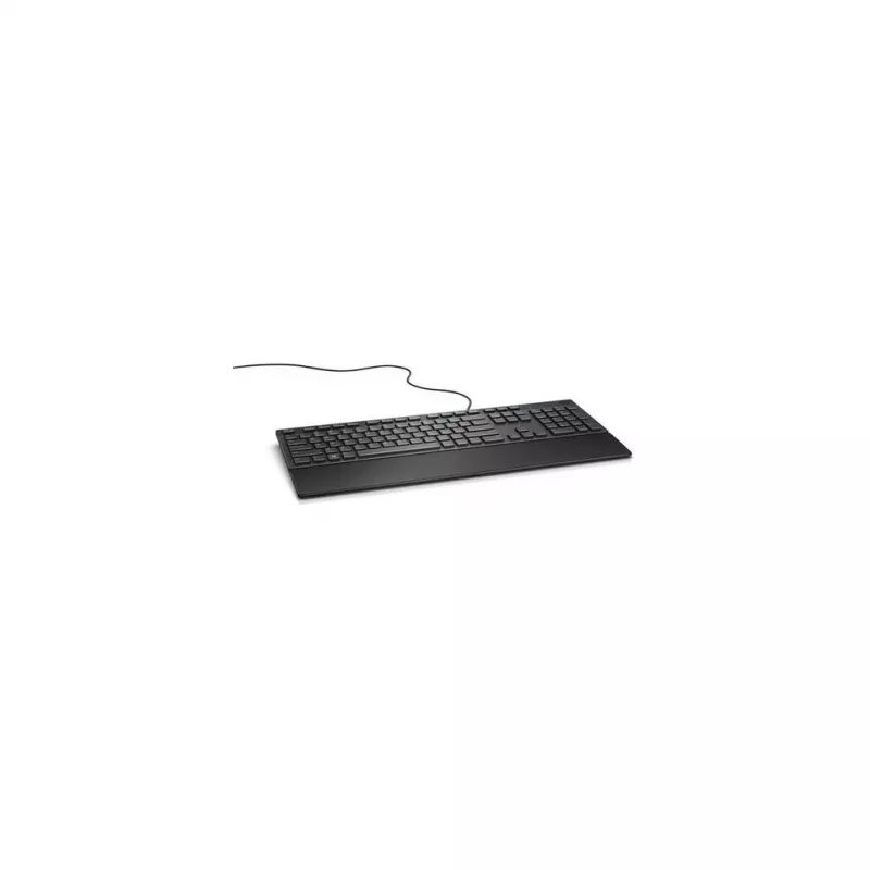 Przewodowa klawiatura pełnowymiarowa Dell KB216 — układ QWERTY nordycki, czarny, USB