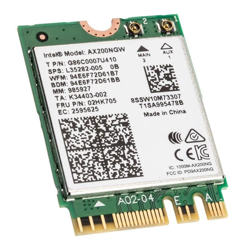 Intel AX200.NGWG.NV Karta Wi-Fi 6 PCIe 2400 MBit/s