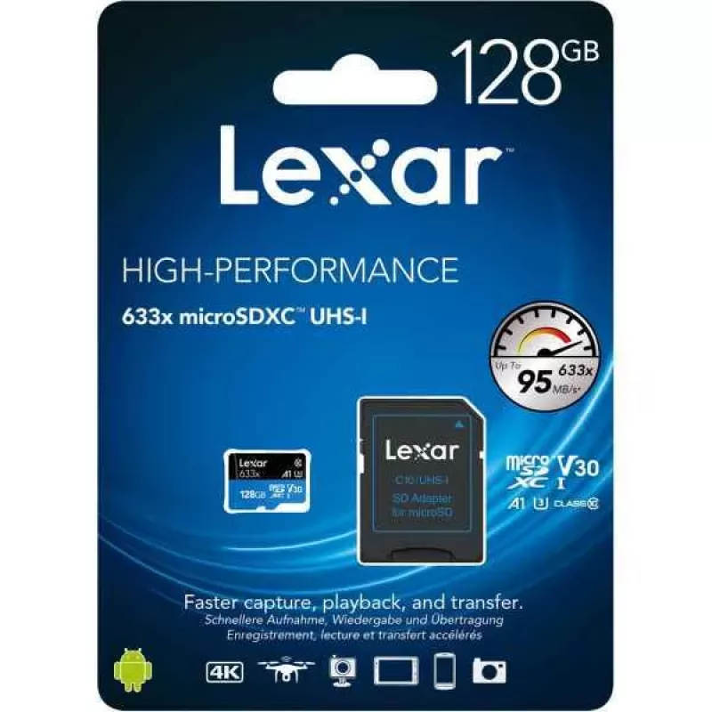 Lexar 633x 128 GB MicroSDXC UHS-I Class 10