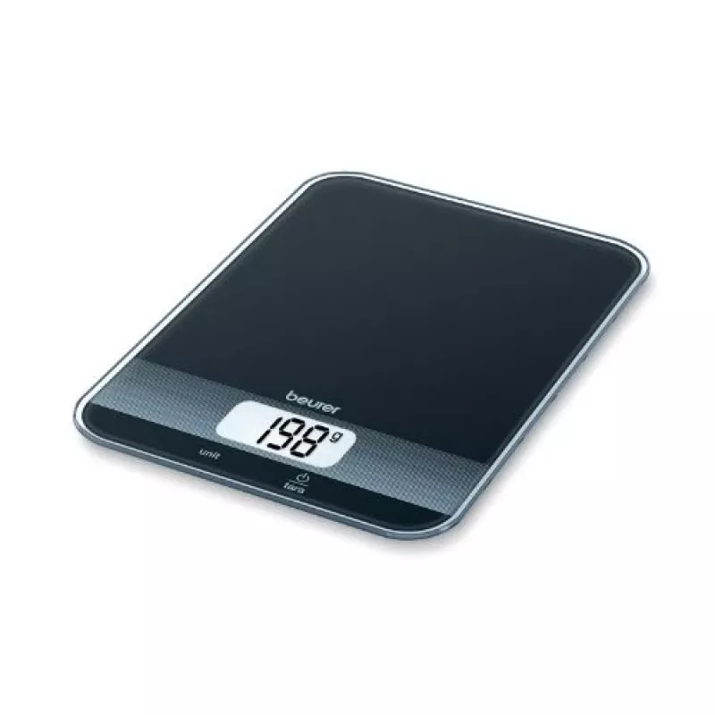 Beurer 70404 Wagi kuchenne cyfrowe czarne przenośne 5 kg 200x145x17mm