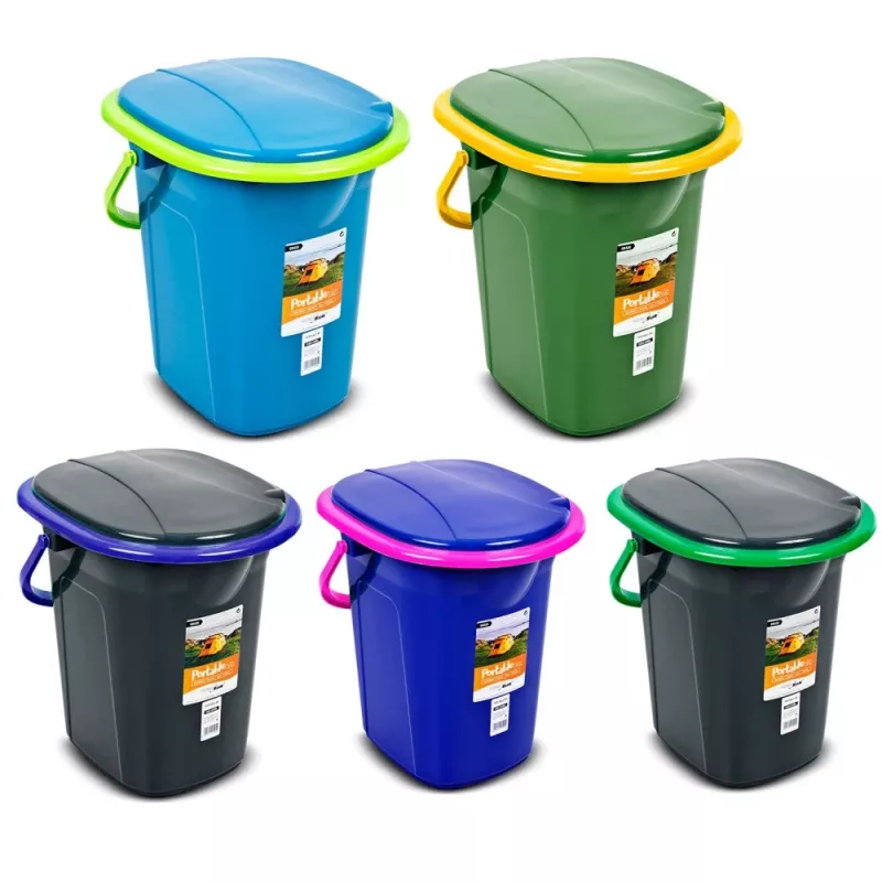 Pojemnik na odpady Greenblue GB320BB Czarny Niebieski Plastik 19L