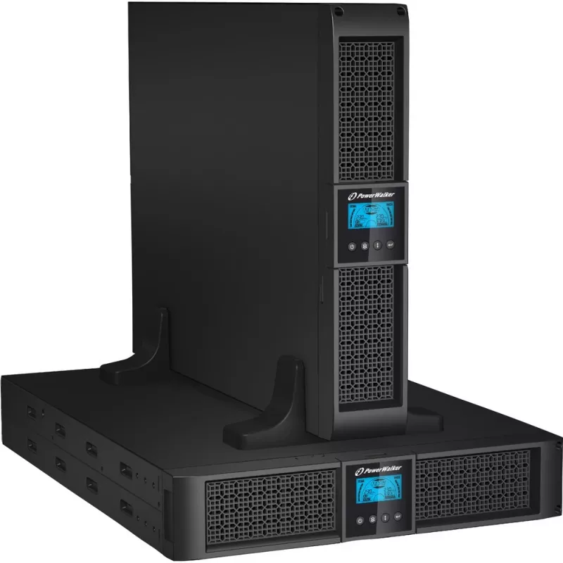 PowerWalker VI 3000RT LCD zasilacz awaryjny (UPS) 3 kVA 2700 W 9 gniazd AC