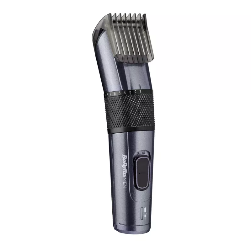 Maszynka do strzyżenia włosów BABYLISS E976E — bezprzewodowa, akumulatorowa, 26 stopni długości, 0,5 mm–25 mm, ostrze 40 mm, ostrza tytanowe/ze stali nierdzewnej, 60 min pracy