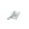 Telefon analogowy Panasonic KX-TS500PDW — 16 przycisków, biały, montaż na biurku/ścianie, książka telefoniczna na 100 wpisów