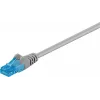 Wentronic Goobay - Kabel krosowy - RJ-45 (M) do RJ-45 (M) - 5 m - UTP - CAT 6a - bezhalogenowy, z osłoną zatrzasku, linka - Szary (55423)