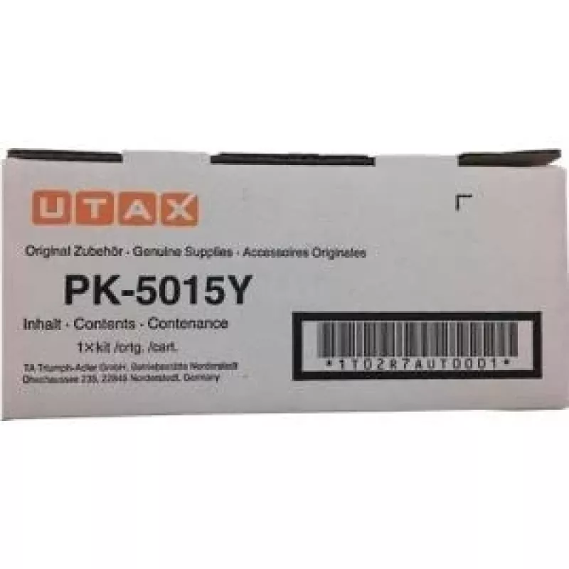 Utax 1T02R7AUT0/PK-5015Y zestaw tonerowy żółty, wydajność 3 tys. stron ISO/IEC 19752...