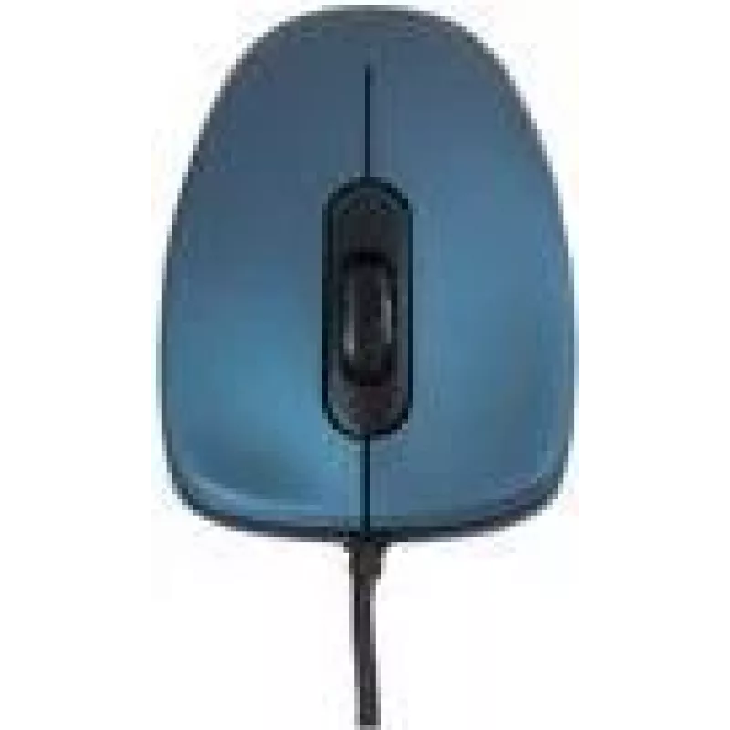 ModeCom MC-M10S - Mysz - Optyczna - 3 przyciski - Przewodowa - USB - Niebieska