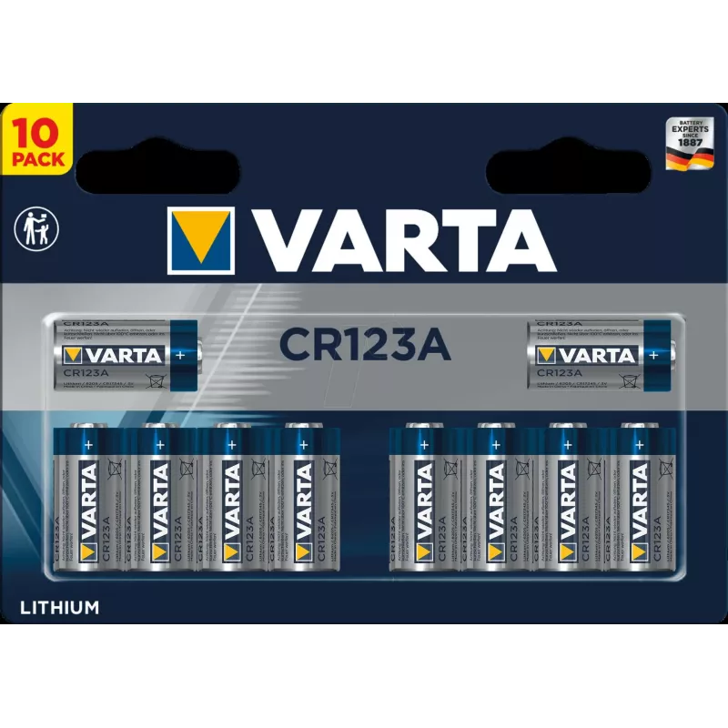 Bateria Varta 06205 CR123A litowa 3 V 34,5 mm 16 g
