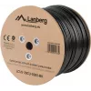 Lanberg LCU5-30CU-0305-BK Kabel sieciowy 305 m Cat5e U/UTP (UTP) Czarny (LCU5-30CU-0305-BK)