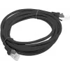 Kabel krosowy UTP Lanberg PCU6-10CC-0300-BK (RJ45 - RJ45, 3m, UTP, kat. 6, kolor czarny) (PCU6-10CC-0300-BK)