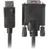 Kabel wideo adapter LANBERG DisplayPort na DVI-D CA-DPDV-10CU-0018-BK, 1,8 m, czarny