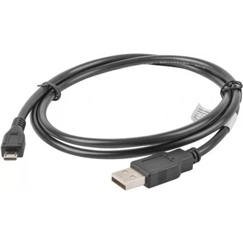 Lanberg CA-USBM-10CC-0010-BK Kabel USB USB 2.0 1 m Micro-USB B USB A Czarny