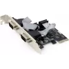 Wewnętrzny adapter szeregowy GEMBIRD SPC-22 PCIe RS-232 Low-profile, WCH382, 16000 Kbit/s, 67×120×20 mm, czarny
