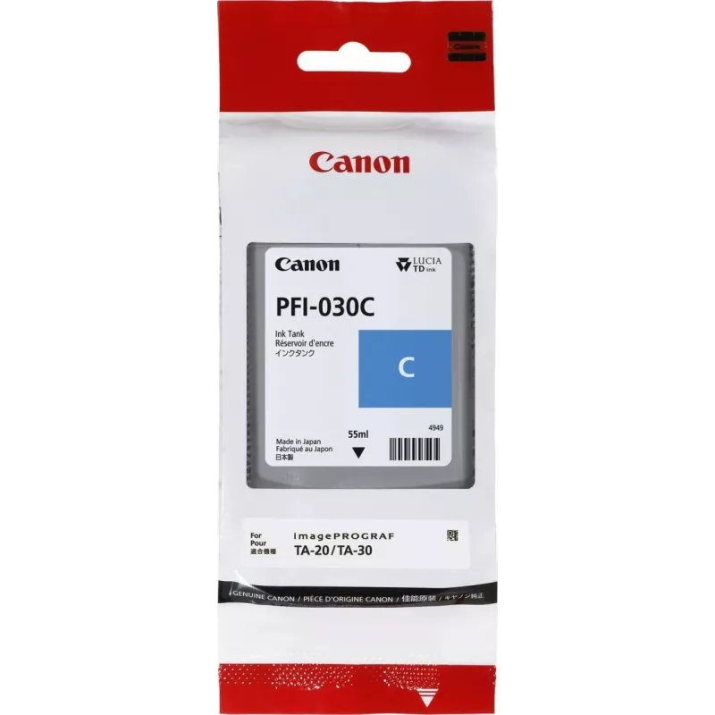 Canon PFI-030C wkład atramentowy 1 szt. Oryginalny cyjan