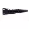 DIGITUS Professional DN-91624U - Patch Panel - RJ-45 X 24 - Schwarz, RAL 9005 - 1U (19)