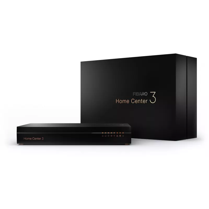 Fibaro Home Center 3 Wired & Wireless Czarny
