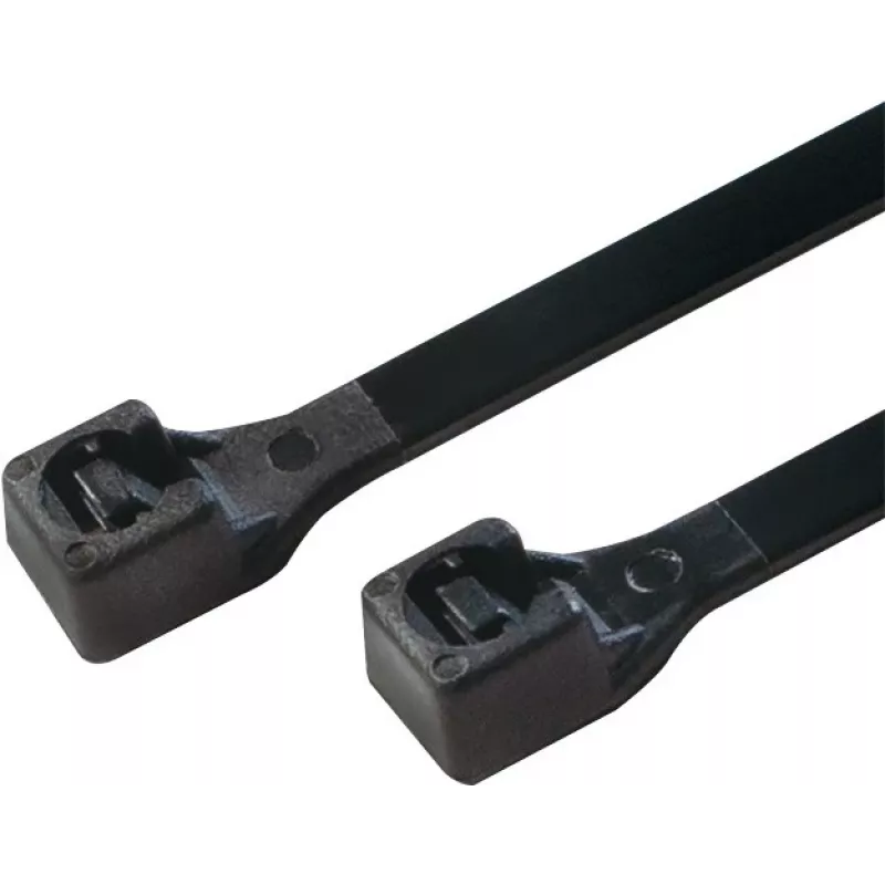 LOGILINK - Zestaw 100 szt. opasek o długości 30 cm, czarny (KAB0004B)