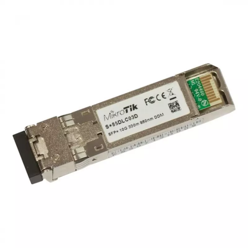 MikroTik S+85DLC03D - SFP+-Transceiver-Modul - 10 GigE - SFP+ / LC Multi-Mode - bis zu 300 m - 850 nm