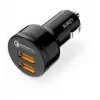 Ładowarka samochodowa CC-T8 ultra-szybka 2xUSB 3.0 6A 36W + kabel micro USB 1m