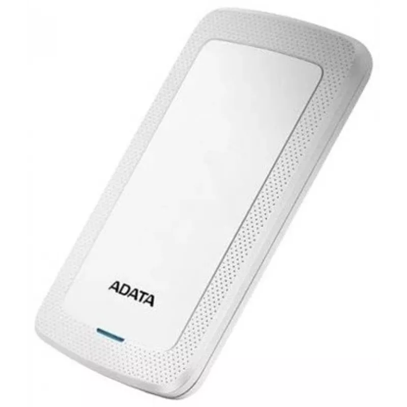 ADATA HV300 - Dysk twardy - 2 TB - zewnętrzny (przenośny) - USB 3.1 - 256-bitowe szyfrowanie AES - Biały