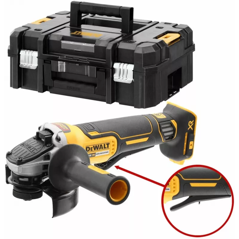 Szlifierka kątowa DeWALT DCG406N-XJ, bezszczotkowa, tarcza 125 mm, 9000 obr./min, 1,75 kg, wrzeciono M14