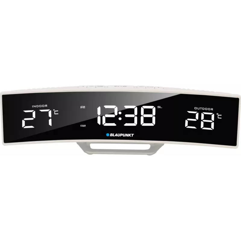 BLAUPUNKT CR12WH Budzik FM z termometrem