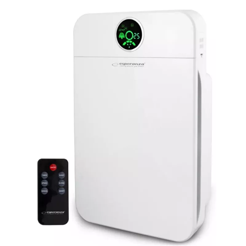 Oczyszczacz powietrza ESPERANZA EHP002, biały, hałas 50 dB, przepływ powietrza 150 m³/h