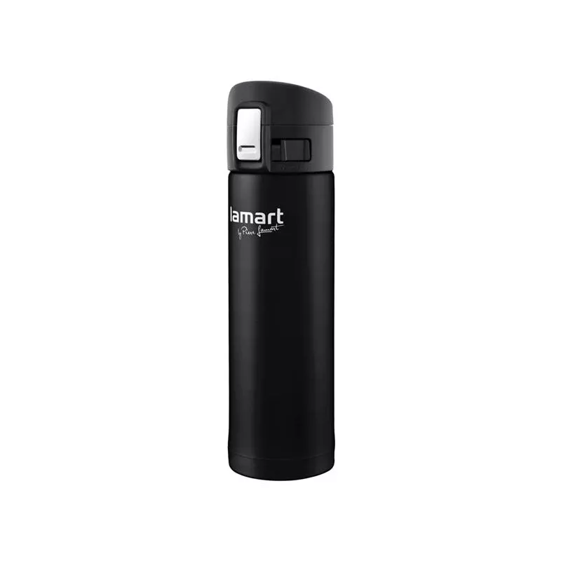 Kubek termiczny LAMART LT4045 400 ml stal nierdzewna próżniowo izolowany kubek podróżny, Ø 6,4 cm
