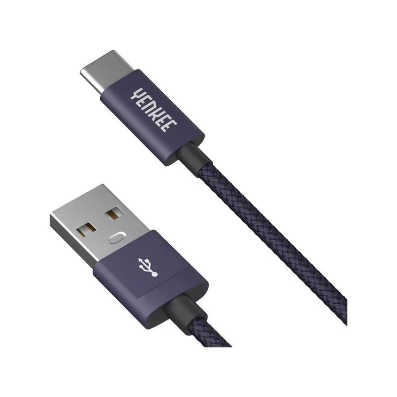 Kabel YENKEE YCU 301 BE USB-A 2.0/USB-C 1m Fioletowy