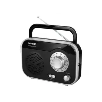 Radio SENCOR SRD 210 BS, czarno-srebrne
