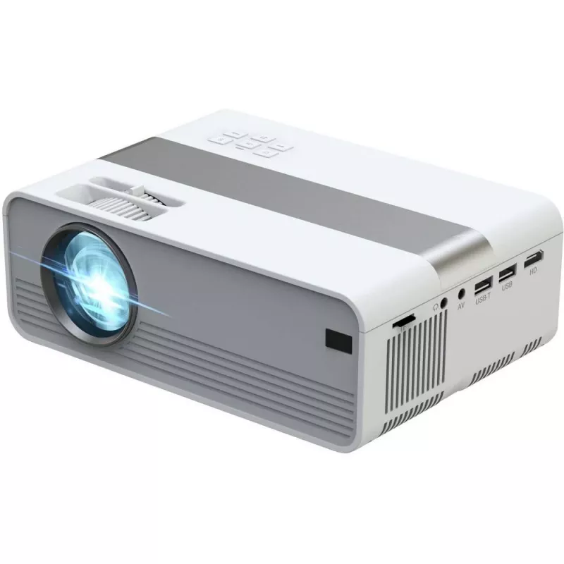 Technaxx TX-127 Standard Throw Projector 2000 ANSI Lumens LCD 1080p (1920x1080) Silver White