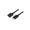 UNITEK Y-C476BK Kabel USB USB 3.2 Gen 1 (3.1 Gen 1) 0.2 m USB C USB A Czarny