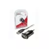 Przewód szeregowy UNITEK Y-105 Czarny 1,5 m USB Type-A DB-9