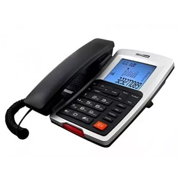 Telefon stacjonarny Maxcom, czarny