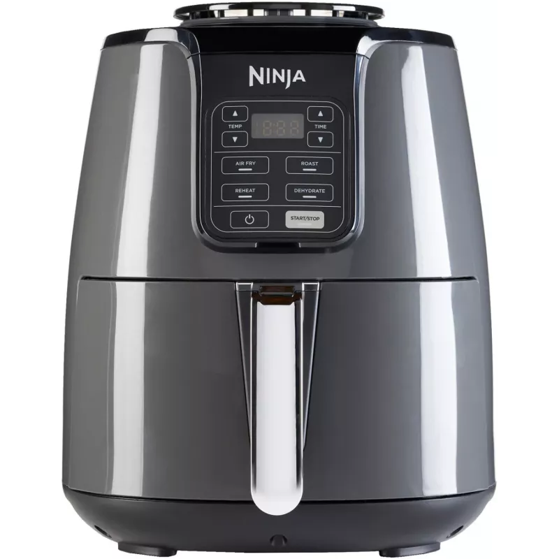 Ninja AF100 Pojedyncza 3,8 L Wolnostojąca 1550 W Frytkownica na gorące powietrze Czarny