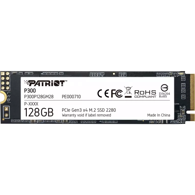 Patriot Memory P300P128GM28 Wewnętrzny dysk SSD M.2 128 GB PCI Express NVMe