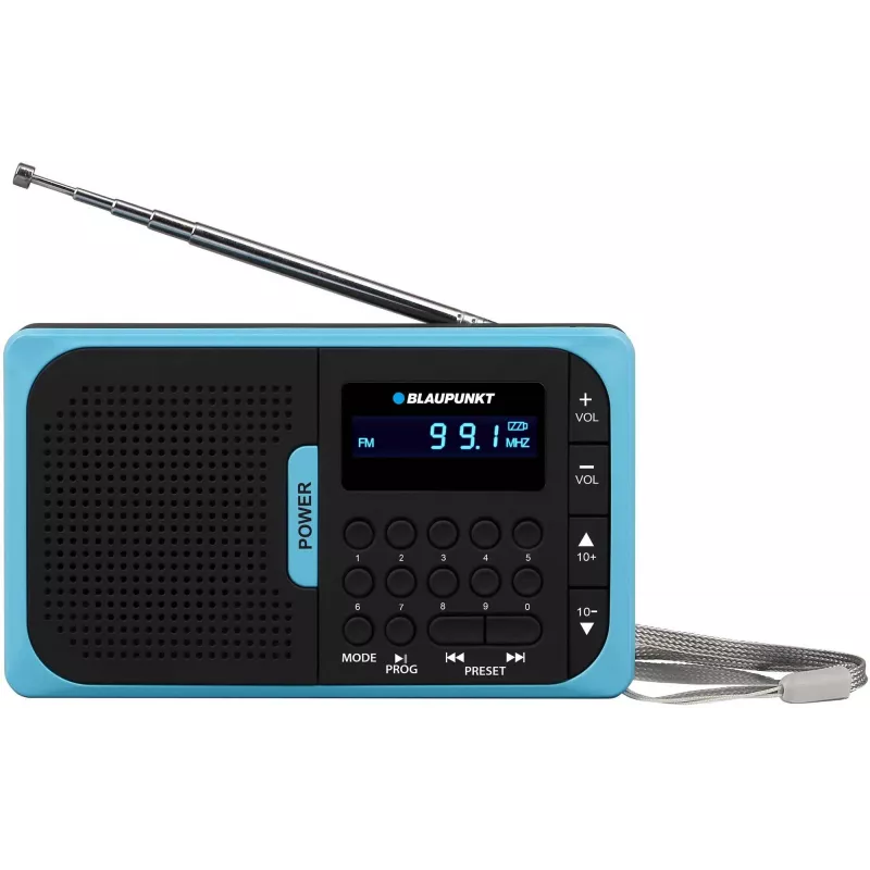 Blaupunkt PR5BL radio Analogowy Czarny,Niebieski